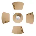 5Pcs with Centerpiece Round Mat Place Mat PVC Table Mats Home