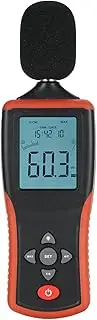 Decibel Meter Digital Sound Level Meter with Backlight LCD Display Portable SPL Meter with A/C Weighted Range 30dB to 130dB Fast/Slow Time Response Noise o Measure Device