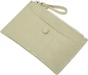 [CATIEBYE] 1pc Multi Functional Zipper Wallet Durable PU Storage Wallet for Coins and Cards Lightweight Design with Separate Compartments Stylish for Everyday Use