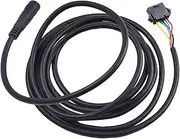 Electric Bicycle Extension Cable Adapter Cable 5pin 1.7m E-Bike Adapter Cable Converter Waterproof Connector -SM Connector 5pin