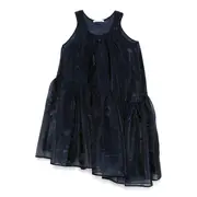[Cecilie Bahnsen] Azelia Dress Liquid Myrtia Navy