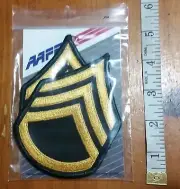 2 US Army E-6 SSG Staff Sergeant Uniform sleeve shoulder Rank Patch #Z5