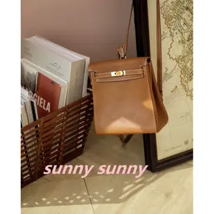 【SUNNY 二手】 hermes kelly Ado 愛馬仕後背包～凱莉包 駝金