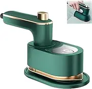 Ironizze Pro, Ironizze Pro Portable Steam Iron, Portable Simple and Stylish Iron, Intelligent Anti-Scalding, Foldable Handheld Steamer for Home, Work, Travel (Green)