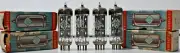 EZ80 Telefunken NOS NIB Diamond Chrome dome Bottom Made in Germany Qty 4 Pcs