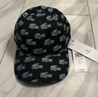 Lacoste Men’s Croc All Over Hat Navy Blue Green One Size Adjustable New