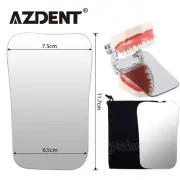 Dental 2 Sides Photo Mirror Reflector Intra Oral Glass Occlusion Surface Large