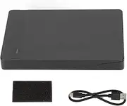USB C 3.1 Hard Drive Enclosure 10Gbps ToolFree External Case for 2.5inch SSD HDD, Up to 2TB (Black)