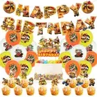 Super Mario Bros Bowser Koopa Birthday Party Decor Banner Balloon CakeTopper Set