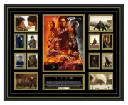 DUNE PART 2 2024 CAST TIMOTHEE CHALAMET SIGNED LIMITED FRAMED MEMORABILIA