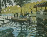Bain A la Grenouillere By Claude Monet Painting Paint By Numbers Kit DIY Draw