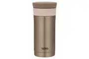 Thermos Vacuum Insulated Durable Tumbler Portable Travel Mug Set Gold 350ml