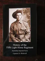 History Australian 5th Light Horse Regiment AIF WW1 5 ALH Gallipoli ANZAC Book