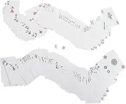 ORFOFE Mahjong Table Game Cards Poker Mahjong Cards Thick Plastic Material and Easy to Use