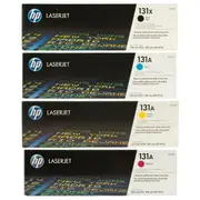HP CF210X CF211A CF212A CF213A 131A/X Set of 4 Colour Toner Cartridges