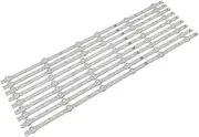 BGBLKLGPPN 9Pcs/Set LED Backlight Strip Compatible with Panasonic SVV550AW9-A B JL.D55061330-078AS-M 078HS TX-55GX550B 55HK25T74U 55V5863DG 55T6863DB TV Light Strip