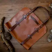 Leather firewood carrier,Best Gift, Outdoor/indoor Leather Wood carrier,Handmade