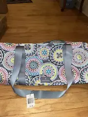 Vera Bradley Lighten Up Large Traveler Duffel- Sunny Medallion NWT