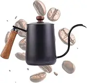 Gooseneck Kettle - Heated Gooseneck Spout | Stainless Steel Coffee Brew Jug | Water Boiler | Hand Drip Tea Pot | 600ml Long Gooseneck Kettle Spout Coffee Tea Pot for Coffee, Tea and Water