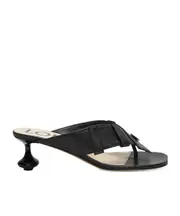 Loewe Toy T-Bar Strapped Mules 36,37,38,40 black
