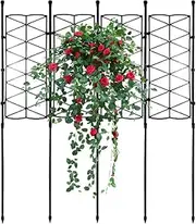 Trellis Climbing Plants - Lattice Frame Stake, Houseplant Support | Gardening Supplies, Garden Trellis for Cucumbers, Tomatoes, Clematis, Morning Glories, Roses