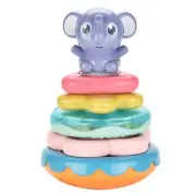 Bath for Toddlers Kids Babies Bathtub Toy Colorful Stacked Cups Light&Music