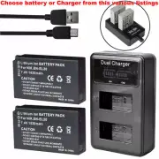 Battery Or USB LCD Charger for Nikon Coolpix A, Coolpix P1000 - EN-EL20 EN-EL20a