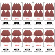 154pcs Sanding Paper Oscillating Triangular 60/80/120/180/240 Power Multi Tool~