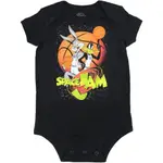 SPACE JAM BABY BOY BUGS 和 DAFFY 籃球在太空徽標連體衣 ZGNT