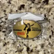 Buckle Belt OVAL Michael Jackson POP Music Lovers Number Ones NEW! 3564