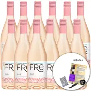 Sutter Home Fre Rosé Non-Alcoholic Wine, Experience Bundle, 12-PACK