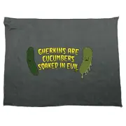 Gherkins Are Cucumbers Evil - Funny Novelty Sports Microfiber Towel Gift Gifts