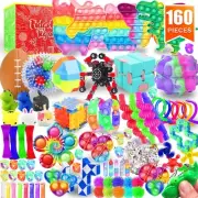 Fidget Toys Set, 160 Pack Sensory Toys Party Favors Kids Autism Autistic Chil...