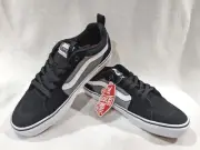 Vans Men's Filmore Black/Pewter Suede Canvas Mix Skate Shoes - Size 10/13 NWB