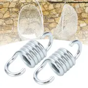 2Pcs 7mm Heavy Duty Hammock Spring Hooks Extension Spring For Swing Chair CH