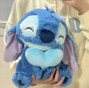 Disney Lilo Stitch Hug Heart Plush Doll Valentine's Day Stitch 30cm
