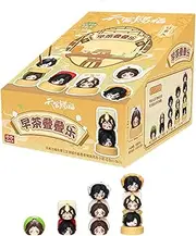 [HUYMHTER] Heaven Official's Blessing Toys: Tian Guan Ci Fu Blind Boxes, Trendy Desktop Figurines, huacheng，xielian，sanlang (Food Blind Box)