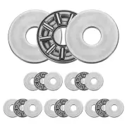 6 Sets AXK0819+2AS Thrust Needle Roller Bearings 8x19x4mm, P5 (ABEC 5)