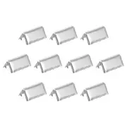 32Pcs Pinch Crimp Ends, 16mm Cord End Clasps Ribbon Crimp Ends, Silver