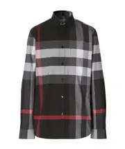 Plaid shirt XS Black
