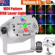 Mini RG Laser Projector 1240Pattern RGB LED Stage Effect Light Party Disco Light