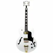 Axiom Columbia Archtop Electric Guitar - White