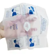 500 pcs Transparent Round Mouthpiece CPR Mask One-way Valve First AID CPR Mask