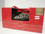 WOMENS SLIPPERS LEOPARD PRINT SCUFF SYTLE SIZE SMALL SIZE 5-6