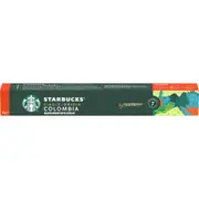 Starbucks Nespresso Single Origin Colombia Coffee Pods Capsules 10 Pack