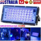 50W UV Black Lights Spotlights LED Stage Floodlight Waterproof Party Bar Light