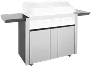 BeefEater 1600 Series Stainless Steel 5 Burner BBQ Trolley w/ Side Burner