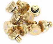 Brass Fountain Nozzle, Atomizing Nozzle Low Pressure Sprayer Spray Cooling Spray