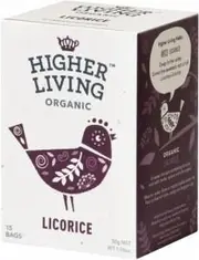 Higher Living Organic Licorice Tea Caffeine Free 15Teabags