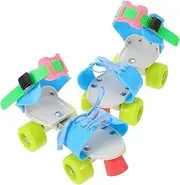 Fashionable Sturdy 1 Pair Boys and Girls Roller Skates Beginner Ice Skating Shoes Comfortable Support